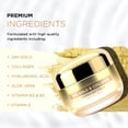 thumbnail image 2 of Crema hidratante Azure de oro de 24 quilates y colágeno facial de 50 ml, paquete de 2, 2 of 6