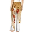 thumbnail image 3 of Haiem Christmas Snowman Gift Women's Pajama Pants Ultra Lightweight Pjs Bottoms Sleepwear Bottom Pants With Pocket Drawstring-XX-Large, 3 of 9