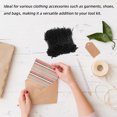 thumbnail image 3 of TAILTOSS 1000pcs Ribbon Hangtag Black PP Tag Attachment Workshop Tidy Use, 3 of 7