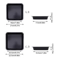 thumbnail image 5 of 7 Inch Square Baking Pan, Non-Stick Carbon Steel Cake Pan for Brownies and Lasagna, Vintage Golden Finish, Rust-Resistant and Dishwasher Safe, 5 of 8