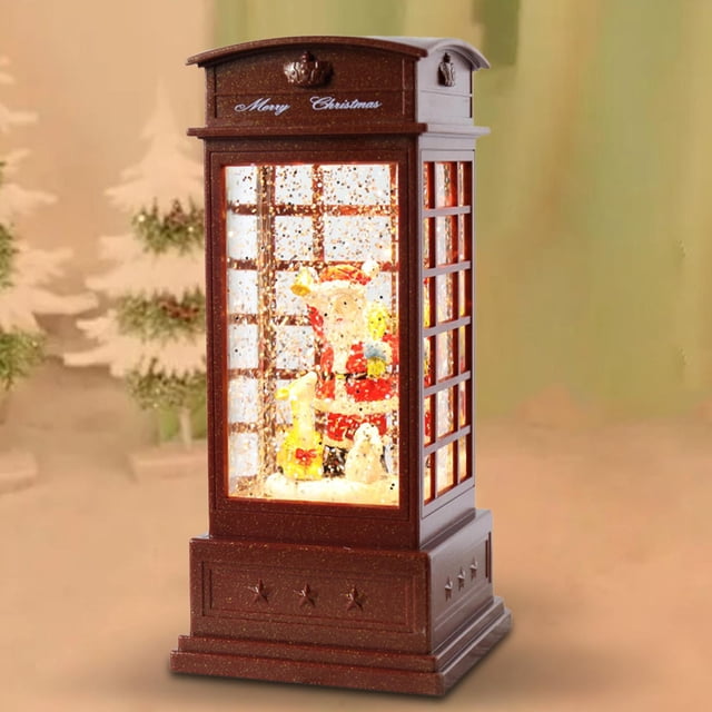 Linterna de adorno de centro de mesa de decoración de luz de Navidad creativa para casa de vacaciones de interior de patio de Navidad Salvador Linterna