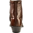 thumbnail image 7 of Abilene Men's Western Wingtip Zipper Boot Snip Toe Chocolate 12 D, 7 of 7
