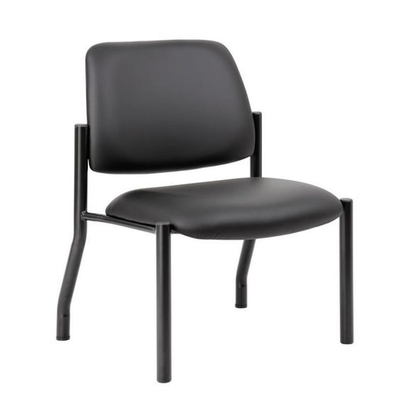 Boss Office Products Armless Guest Chair in 400 lb. weight capacity