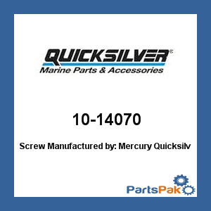 

Mercury - Mercruiser 10-14070 Mercury Quicksilver 10-14070 Screw-