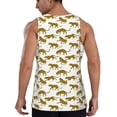 thumbnail image 3 of Easygdp Leopard Print Men's Tank Top, Sleeveless Muscle T Shirts, Breathable, Quick-Dry, Loose for Gym, Running, Fitness - 3X-Large, 3 of 9