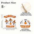 thumbnail image 3 of AZXY Halloween Decorations Cute Ghost Pumpkin Wooden Hanging Sign Ornament, Halloween Wall Decoration, Halloween Home Ornament, Halloween Porch Decoration for Doors Porches Entryways, 3 of 8