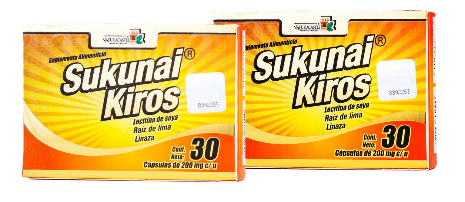 Natura Castle Sukunai Kiros Weight Loss Supplement, 200 mg, 30 Capsules, 2 Pack