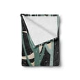 thumbnail image 2 of Cartoon Soft Flannel Fleece Throw Blanket, Mother Polar Bear and Cub in Forest Winter Season Snowy Weather, Cozy Plush for Indoor and Outdoor Use, 70" x 90", Dark Taupe Pale Green, by Ambesonne, 2 of 6