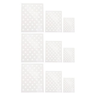 Stencils Painting Stencil Star Template Reusable Large DIY Templates Crafts Wall Geometric Drawing White Scrapbooking