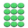 thumbnail image 1 of Unique Bargains 6 Pair M6x1.0 Green Plastic Universal Screw Mount Reflective Warning Reflector for Motorcycle Bicycle, 1 of 6