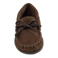 thumbnail image 3 of Minnetonka Boy's Moccasin (Toddler/Little Kid/Big Kid),Chocolate,7 M US Little Kid, 3 of 5