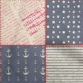 thumbnail image 1 of oneOone Cotton Cambric Gray Fabric Nautical Sewing Material Print Fabric By The Yard 56 Inch Wide, 1 of 6