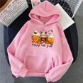 thumbnail image 2 of IROINNID Halloween Hoodie for Women Graphic Print Long Sleeve with Pocket Casual Hooded Sweatshirt Pullover Tops,Pink, 2 of 3