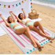 thumbnail image 1 of Manta de playa grande | Esterilla de microfibra sin arena para playa, piscina y picnic | Manta de exterior de secado rápido | Esterilla de viaje rectangular de 200x140 cm para camping, yoga y parque, 1 of 6