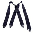 thumbnail image 2 of HoldUp Brand 2" Under-Up Series All Black hidden Suspenders with Jumbo Black Gripper Clasp, 2 of 3