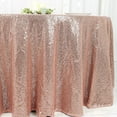 thumbnail image 4 of BalsaCircle 120" Sequin Round Tablecloth Blush, 4 of 8