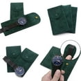thumbnail image 5 of ✪ Watch Pouch Flannelette Fabric Watch Bag Durable Travel Pouch Case Buckle Design Not Easy to Fall Off Protect Your Watch, 5 of 19