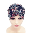 thumbnail image 2 of Twist Headscarf Turbans Cancer Head Scarf Caps Pre Tied Chemo Head Scarf Hair Cover Turban Headwear Hats Turban Head Wraps Slip on Pretied Head Scarves Headwear for Chemo Patients, 2 of 8