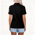 thumbnail image 3 of Womens Golf Shirt Funny Polo Shirts Golf Outfits Shirts Collared Printed Tennis Tops Ladies Golf Shirts Golf Gift, 3 of 4