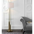thumbnail image 2 of Safavieh FLL4009A Collection d'Éclairage Ambrosio 61" Lampadaire de Table en Laiton et Or, 2 of 4