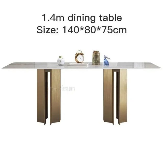 Luxury Designer Dining Table Italian Style White Restaurant Creative Modern Minimalist Rectangular Muebles Hogar Hotel Furniture My Lux Decor Round