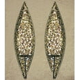 thumbnail image 4 of Bella Palacio” Glass Mosaic & Metal Wall Mounted Decorative Candle Holder Wall Sconce,Set of 2, Large Size 18 in. Light Weight Wall Decor (Golden Sands), 4 of 7