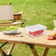thumbnail image 3 of Contenedor para almacenar productos frescos (1 unidad), caja organizadora para refrigerador, recipiente hermético de plástico con drenaje para frutas y verduras., 3 of 9