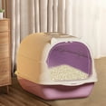 thumbnail image 6 of Fully Enclosed Litter Box Oversized with Odor Control and High Sides for Large Cats Plastic Includes Scoop and Deodorizing Bag, 6 of 6