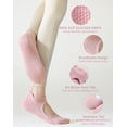 thumbnail image 2 of Yawlsow 4 Pairs Pilates Socks with Grips for Women, Non-Slip Yoga Socks for Barre, Ballet, Barefoot Workout, 2 of 6