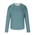 thumbnail image 3 of ameIAEA Men's Long Sleeve Crewneck T-Shirts Casual Workout Gym Athletic Sport Basic Tee Tops, 3 of 5