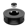 thumbnail image 1 of Calentador de tetera de acero inoxidable con base calefactora y marco hueco. Agujeros redondos, 1 of 7