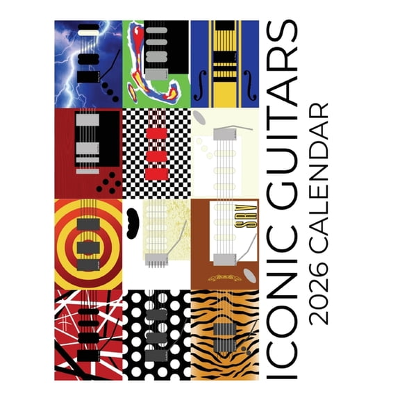 Iconic Guitars 2026 Calendar, (Paperback)