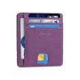 thumbnail image 2 of JUNWELL Slim Minimalist Front Pocket RFID Blocking Leather Wallets For Men And Women, 2 of 7