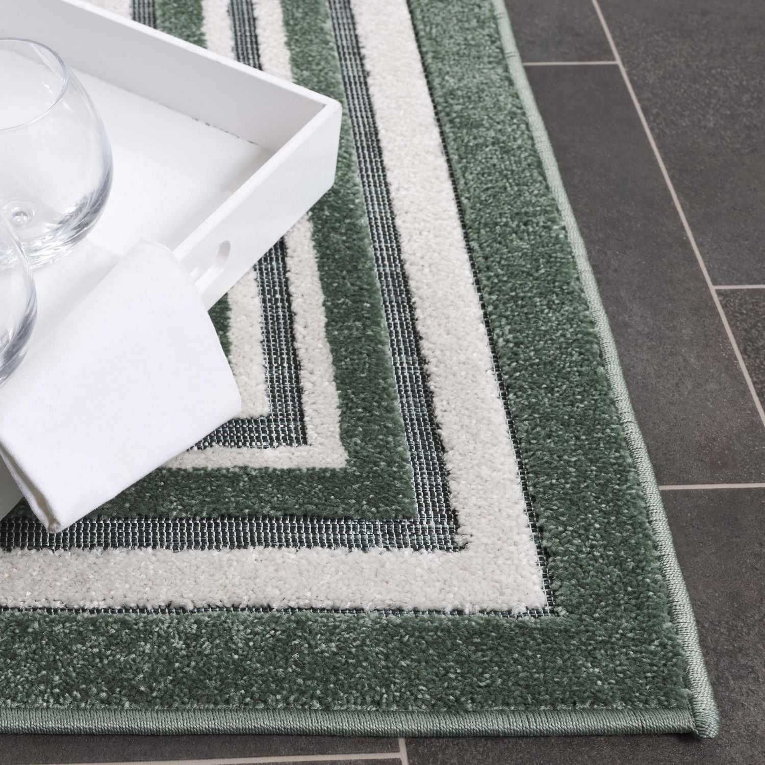 SAFAVIEH Cabana Rado  Bordered Indoor/Outdoor Area Rug