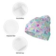 thumbnail image 3 of Pofeuu Sequins Print Beanie Hat for Men Women Knit Winter Hat Warm Cuffed Skull Beanie Slouchy Soft Unisex, 3 of 6