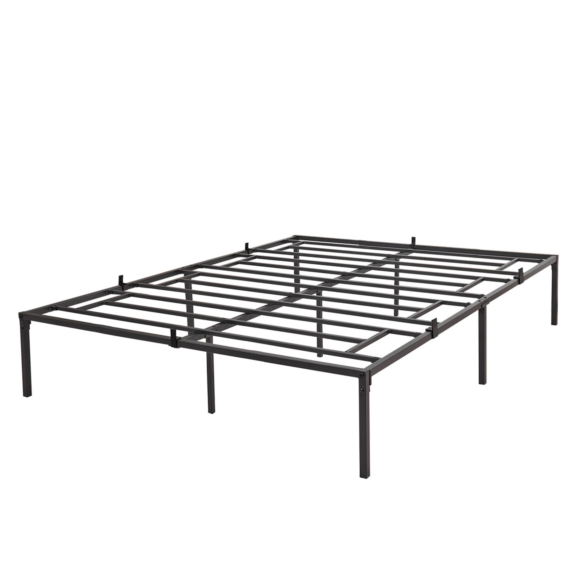 Spaco Queen Size Bed Frame Heavy Duty Metal Platform Bed Frame with 14" Large Under Bed Storage Space Spaco Queen Size Bed Frame Heavy Duty Metal Platform Bed Frame with 14" Large Under Bed Storage Space
