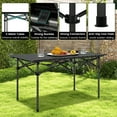 thumbnail image 3 of Spaco Aluminum Camping Table for 4-6 People with Carry Bag-Black, Folding Table for Patio Pool Park Outdoor, 3 of 8