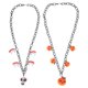 thumbnail image 1 of KAKOWELY collares de Halloween con cadena de hierro y dijes de calavera de calabaza para fiestas de Halloween., 1 of 4