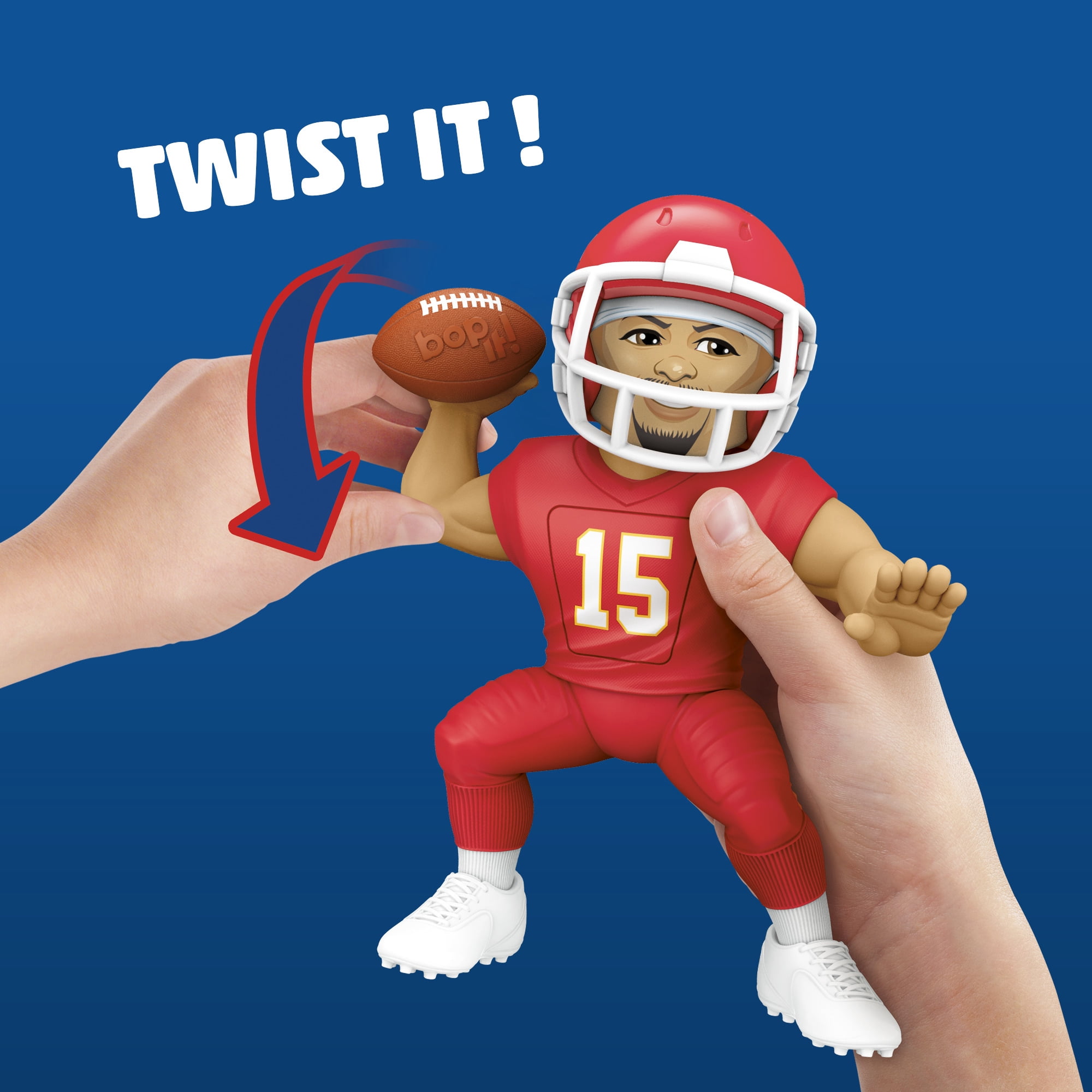 Bop It! Patrick Mahomes Edition Game, Officially Licensed NFL Games for Kids and Teens, 8+