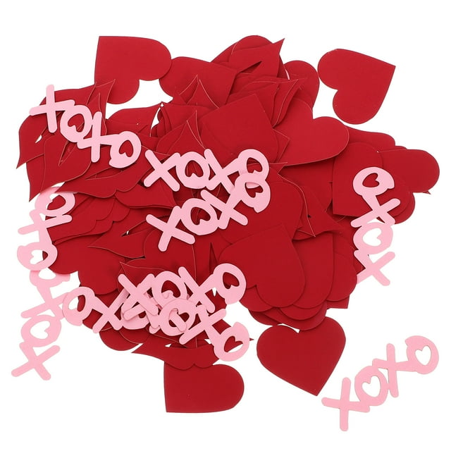 Miangastore 1 Set Small Confetti Hearts Paper Durable Fade-Resistant Wedding Decorations Couples Event Organizers