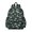Alien and UFO, variant on Alien Peace Sign Black Pattern Backpack for School, Cute School Bag with Adjustable Shoulder Straps and Padded Back, 13.4"x11"x4.7"