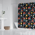 thumbnail image 2 of Pioneer Flower Floral Print Pattern Shower Curtain 84"x72", Bathroom Decorative Shower Curtain Set with 12 Hooks, Waterproof Washable, 2 of 6