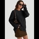 thumbnail image 5 of Suéteres de Cuello Redondo de Punto Extragrandes para Mujer Negro XL, 5 of 8