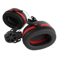 thumbnail image 1 of Casque de Sécurité, Cache-Oreilles Léger Réduction de Bruit Rouge Noir 2 Pcs Finition Soignée Télescopique pour Chantier, 1 of 7