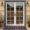 Purple and Green Checkered Pattern, variant on Brown and Yellow Checkered Pattern Washable Non Slip Indoor Door Mat, Decorative Entry Rug for Entrance, Bedroom, Kitchen, Bathroom, 16"x47"