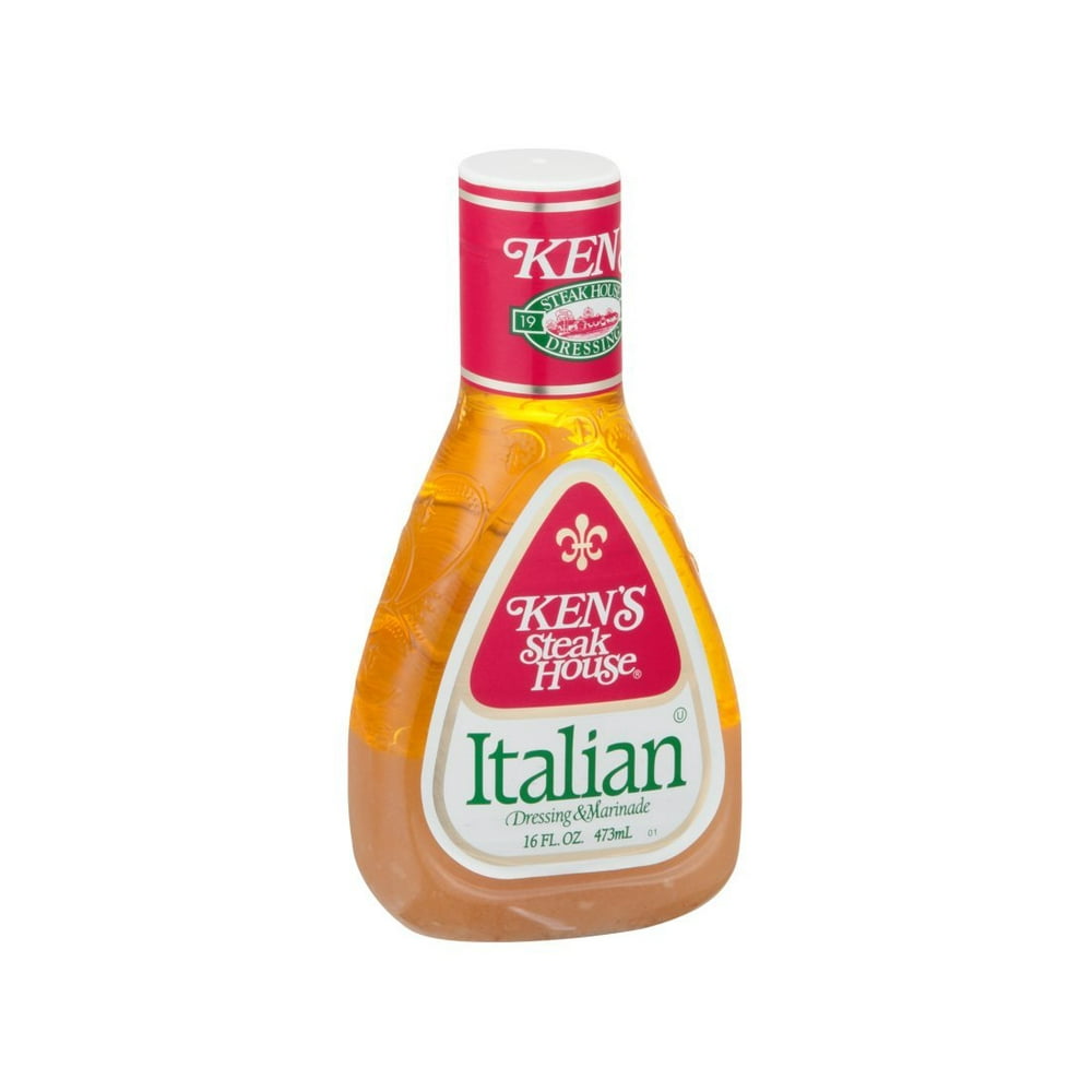Kens Steak House Italian Dressing & Marinade, Gluten Free, 16 oz