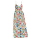 thumbnail image 1 of Vestido largo largo floral con estampado floral informal de verano para mujer, 1 of 6