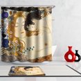 thumbnail image 2 of Juego de Cortinas de Ducha Impresas Sports con 12 Anillos de Ganchos para Cortinas - Escultura, Individual Macarena Cortinas de la ducha, 2 of 4