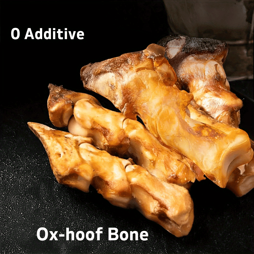 ComfyCradle Natural Calf Hooves Dog Chews, Long-Lasting Dental Treats for Small to Large Dogs
