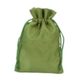 thumbnail image 2 of jifeng 50 Pieces Gift Bags with Drawstring Drawstring Bag for Grocery Party Wedding Green, 2 of 9